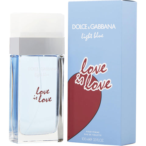 D & G LIGHT BLUE LOVE IS LOVE by Dolce & Gabbana EDT SPRAY