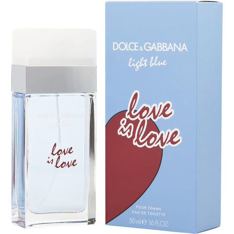 D & G LIGHT BLUE LOVE IS LOVE by Dolce & Gabbana EDT SPRAY