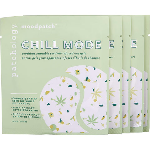 Patchology by Patchology Moodpatch - Chill Mode Soothing Cannabis Seed Oil-Infused Eye Gels (Cannabis Sativa Seed Oil+Reishi & Rhodiola Extract) --