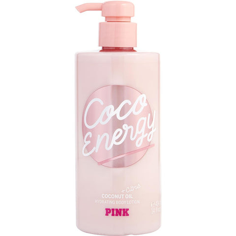 VICTORIA'S SECRET PINK COCO ENERGY by Victoria's Secret COCONUT & CITRUS OIL BODY LOTION 14 OZ
