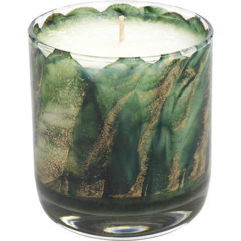SACRED SAGE CANDLE by THE INSIDE OF THIS 3.5 in WAX PAINTED AND COMES IN A NEW GLASSWARE AND PACKAGED IN A GIFT-READY BOX. CANDLE IS FILLED WITH SAGE