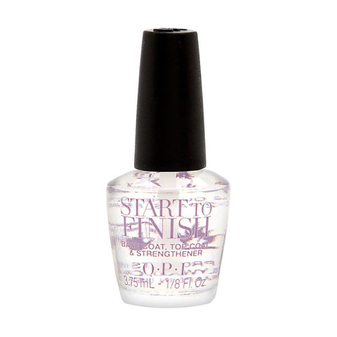 OPI by OPI OPI Start To Finish Base Coat, Top Coat & Strengthener 3-In-1 Nail Treatment Mini