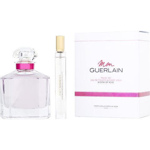 MON GUERLAIN BLOOM OF ROSE by Guerlain EDT SPRAY 3.4 OZ & EDT PURSE SPRAY 0.33 OZ