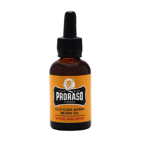 PRORASO by proraso WOOD & SPICE BEARD OIL 1 OZ