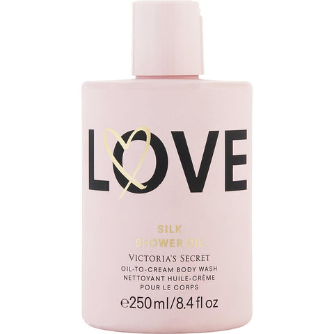 VICTORIA'S SECRET LOVE by Victoria's Secret SILK SHOWER OIL 8.4 OZ