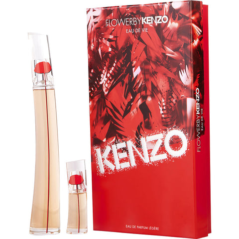 KENZO FLOWER EAU DE VIE by Kenzo EAU DE PARFUM LEGERE SPRAY 3.3 OZ & EAU DE PARFUM LEGERE SPRAY 0.5 OZ MINI