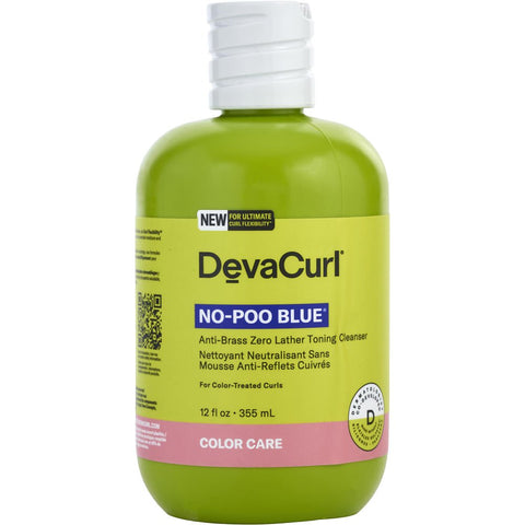 DEVA by Deva Concepts NO POO BLUE Anti-Brass Zero Lather Curl Cleanser 12OZ (PACKAGING MAY VARY)