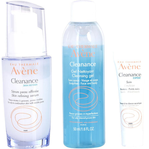 Avene by Avene Cleanance Set: Cleanance Serum 30ml + Cleanance Gel 50ml + Cleanance Expert Emulsion 5ml 3pcs