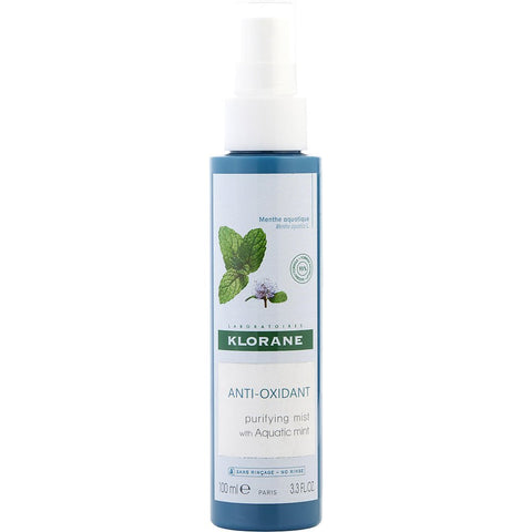 KLORANE by Klorane ANTI-POLLUTION PURIFYING HAIR MIST WITH AQUATIC MINT 3.3 OZ