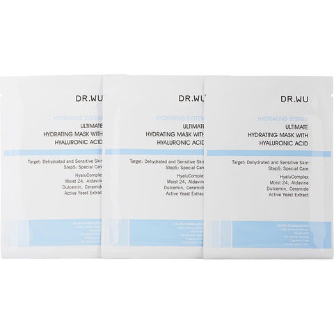 DR.WU by Dr.Wu Ultimate Hydrating Mask With Hyaluronic Acid 3pcs