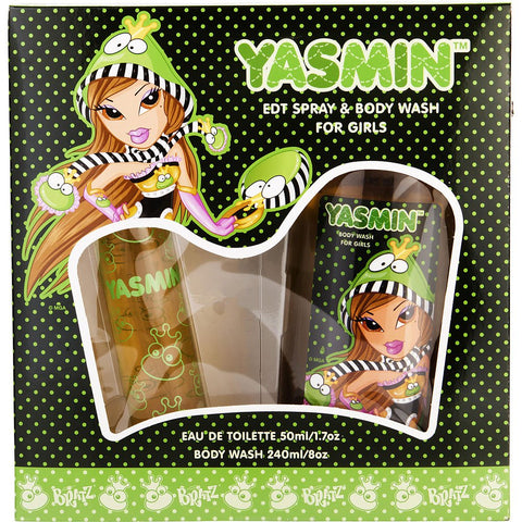 BRATZ by MGA YASMIN SET-EDT SPRAY 1.7 OZ & BODY WASH 8 OZ