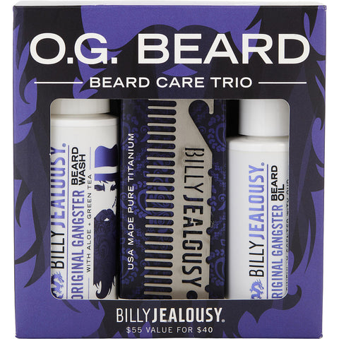 BILLY JEALOUSY by Billy Jealousy O.G. BEARD KIT (BEARD WASH 2 OZ