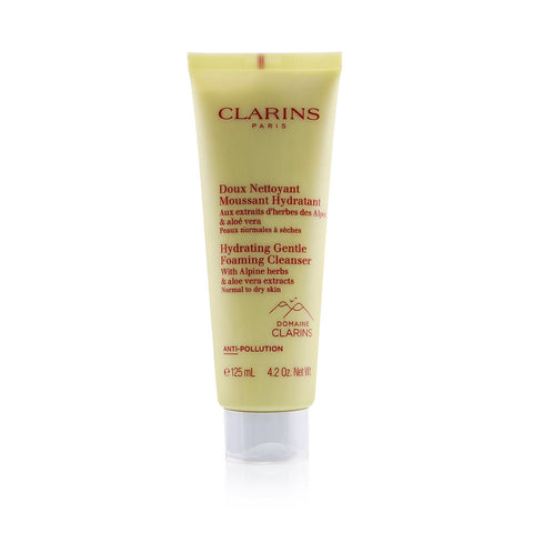 Clarins by Clarins Hydrating Gentle Foaming Cleanser with Alpine Herbs & Aloe Vera Extracts - Normal to Dry Skin 125ml/4.2oz