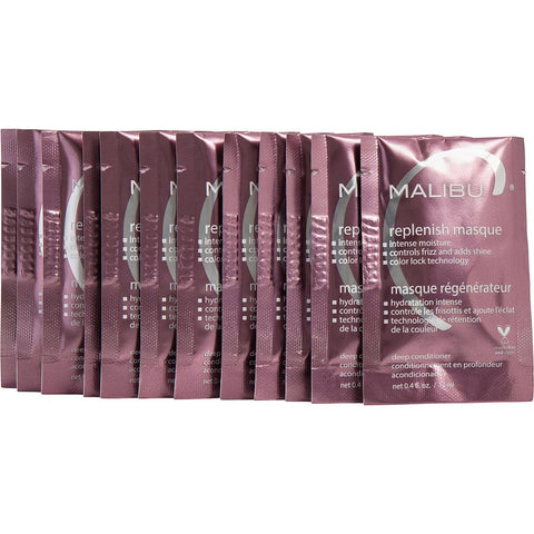 Malibu Hair Care by Malibu Hair Care REPLENISH HAIR MASQUE BOX OF 12 (0.4 OZ PACKETS)