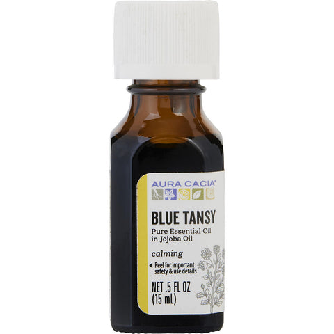 ESSENTIAL OILS AURA CACIA by Aura Cacia BLUE TANSY IN JOJOBA OIL 0.5 OZ