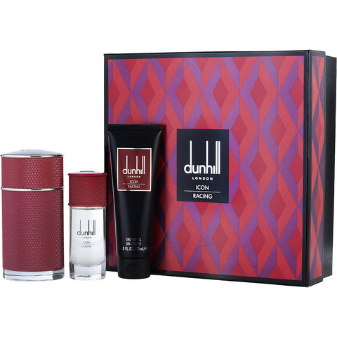 DUNHILL ICON RACING RED by Alfred Dunhill EAU DE PARFUM SPRAY 3.4 OZ & EAU DE PARFUM SPRAY 1 OZ & SHOWER GEL 3 OZ