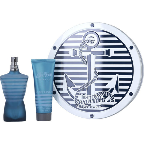 JEAN PAUL GAULTIER by Jean Paul Gaultier EDT SPRAY 2.5 OZ & ALL OVER SHOWER GEL 2.5 OZ (METAL BOX)