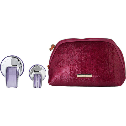 BVLGARI OMNIA AMETHYSTE by Bvlgari EDT SPRAY 2.2 OZ & EDT SPRAY 0.5 OZ & POUCH