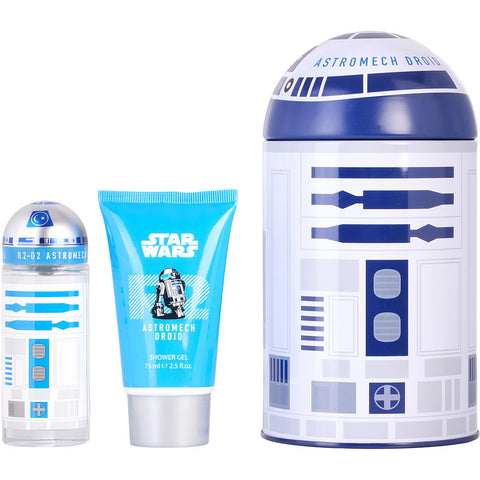 STAR WARS R2D2 by Marmol & Son EDT SPRAY 1.7 OZ & SHOWER GEL 2.5 OZ (TIN CAN PACKAGING)