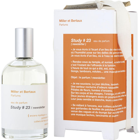 MILLER ET BERTAUX STUDY NO. 23/NEWSLETTER by Miller et Bertaux EAU DE PARFUM SPRAY