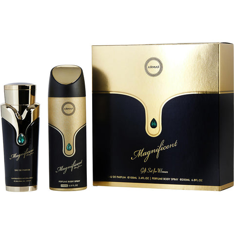 ARMAF MAGNIFICENT by Armaf EAU DE PARFUM SPRAY 3.4 OZ & BODY SPRAY 6.8 OZ
