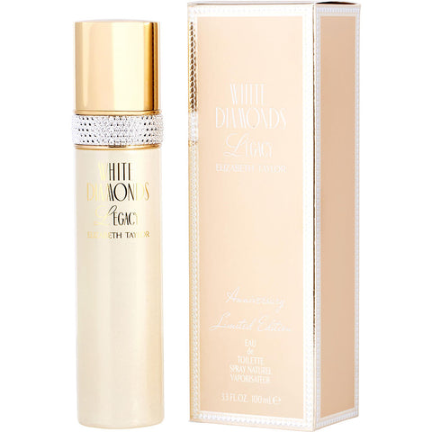 WHITE DIAMONDS LEGACY by Elizabeth Taylor EDT SPRAY (ANNIVERSARY EDITION)