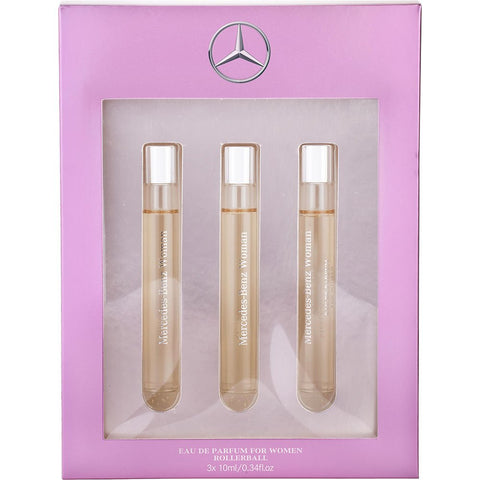 MERCEDES-BENZ WOMAN by Mercedes-Benz EAU DE PARFUM ROLLERBALL 3 X 0.33 OZ MINI