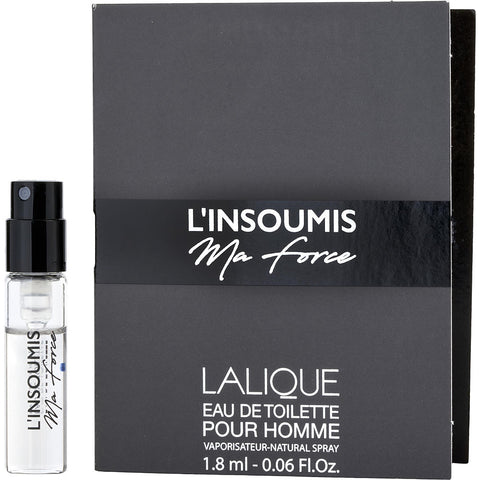 LALIQUE L'INSOUMIS MA FORCE by Lalique EDT VIAL ON CARD