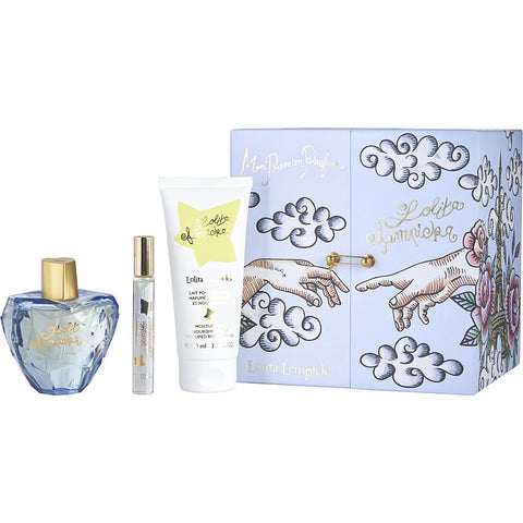 LOLITA LEMPICKA by Lolita Lempicka EAU DE PARFUM SPRAY 3.4 OZ & BODY LOTION 3.4 OZ & EAU DE PARFUM SPRAY 0.25 OZ MINI