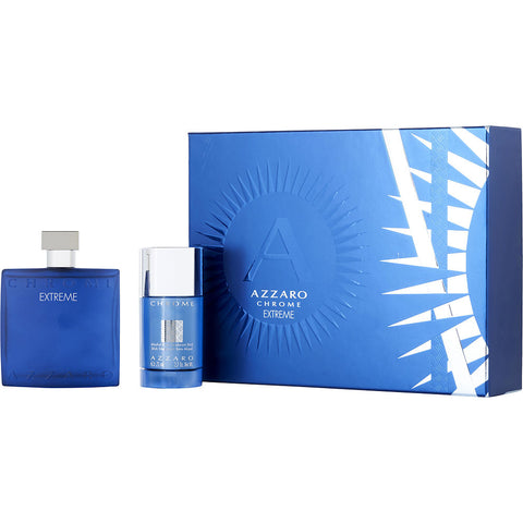 CHROME EXTREME by Azzaro EAU DE PARFUM SPRAY 3.3 OZ & DEODORANT STICK 2.6 OZ