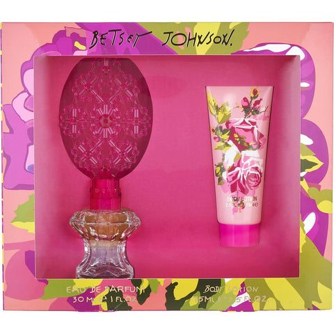 BETSEY JOHNSON by Betsey Johnson EAU DE PARFUM SPRAY 1 OZ & BODY LOTION 2.5 OZ
