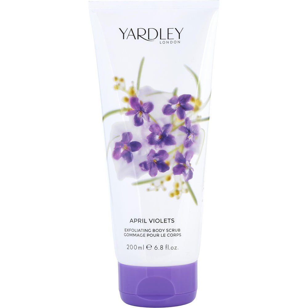 YARDLEY by Yardley APRIL VIOLETS EXFOLIATING BODY SCRUB 6.8 OZ ...