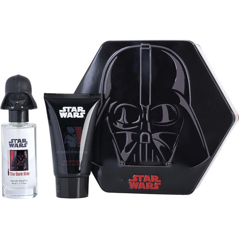 STAR WARS DARTH VADER by Marmol & Son EDT SPRAY 1.7 OZ & SHOWER GEL 2.5 OZ ( Tin Can Packaging )