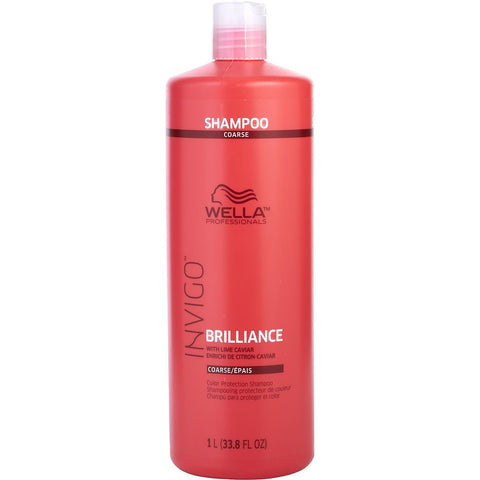WELLA by Wella INVIGO BRILLIANCE SHAMPOO FOR COARSE HAIR 33.8 OZ